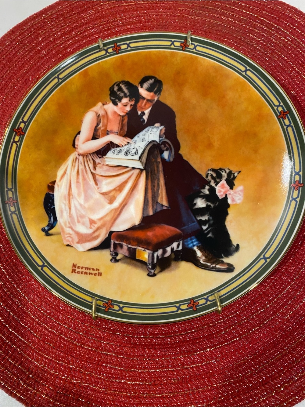 Vintage Norman Rockwell collectors plate
